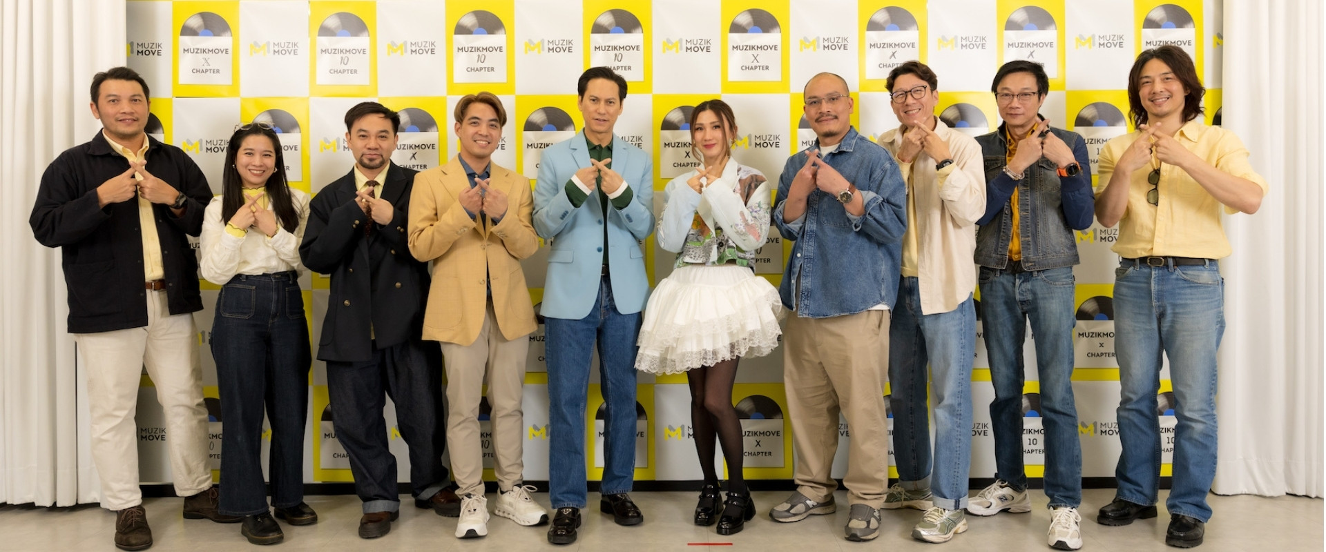 ก้าวสู่ปีที่ 10 อย่างอบอุ่น พร้อมเปิดบ้านหลังใหม่ ต้อนรับพาร์ทเนอร์และค่ายเพลง ในงาน ‘Muzik Move X Chapter’